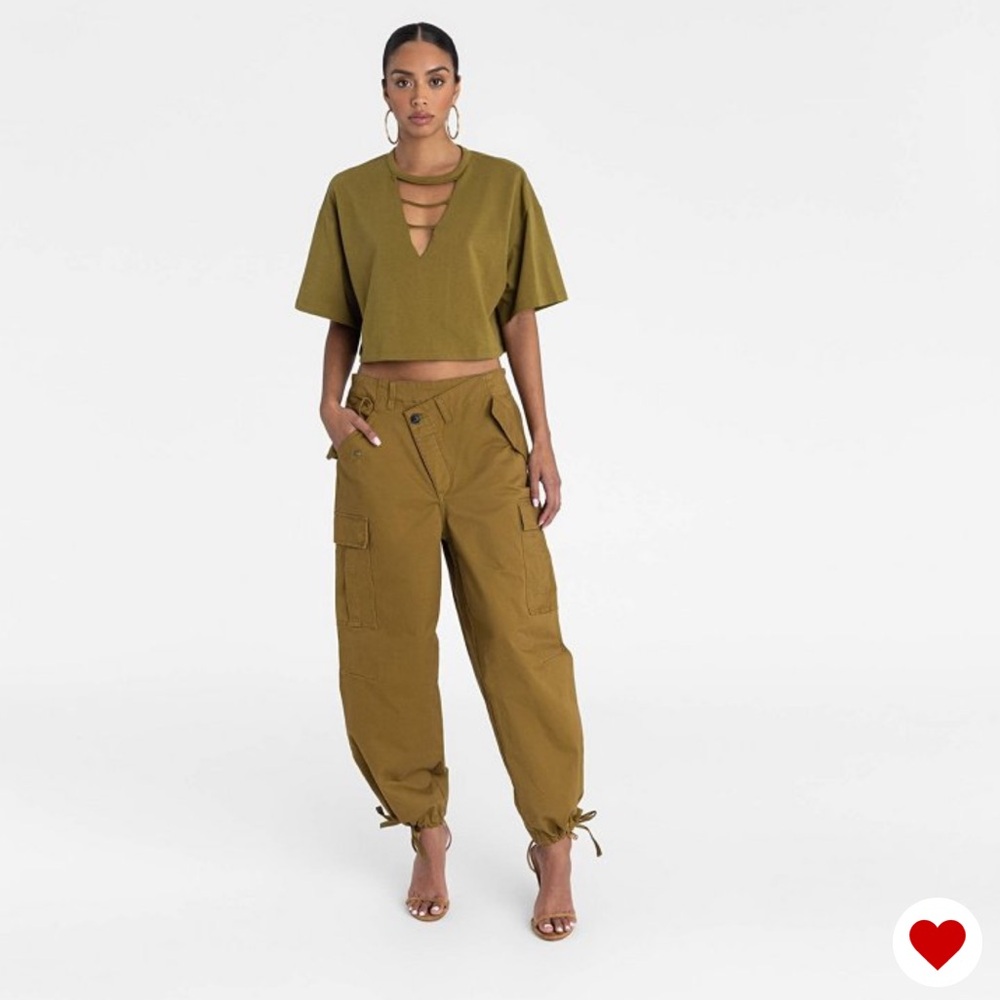 KBB by KAHLANA Women's Mid-Rise Straight Leg 'The Cargo Jogger